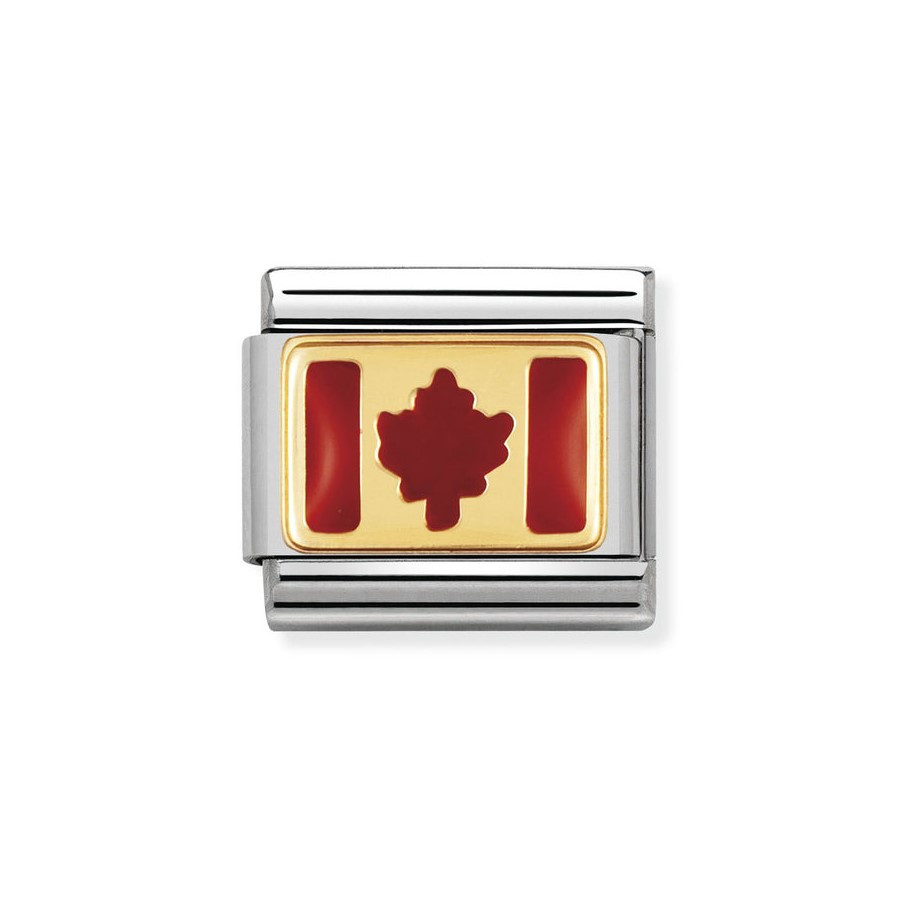 Nomination Composable Gold 18K flaga Kanady 030235/05