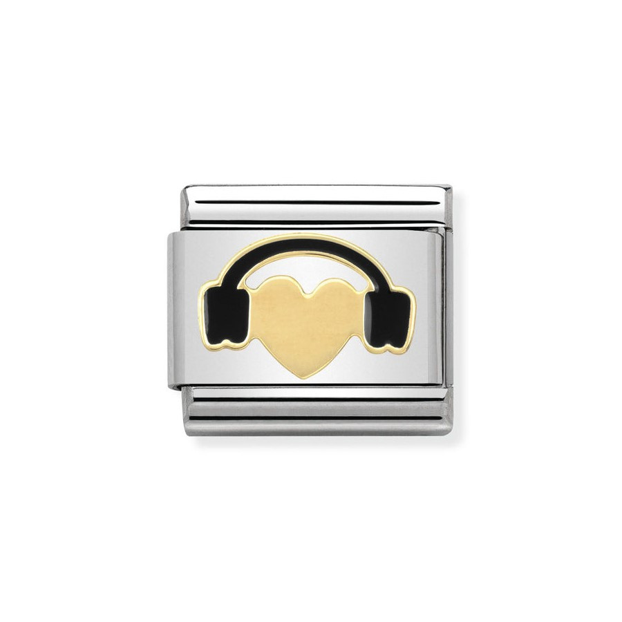 Composable Gold Słuchawki i serce 030283/01