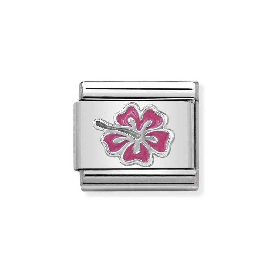 Composable Silver Różowy hibiskus 330202/24