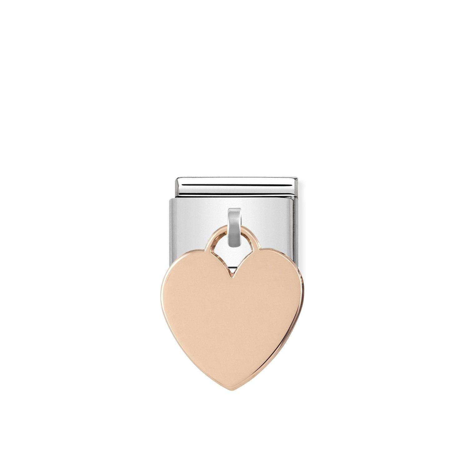Composable Rose Gold Charms serce 431801/02