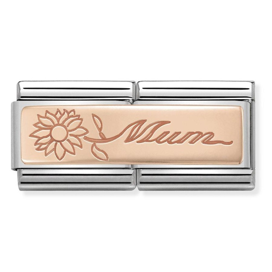 Composable Double Rose Gold płytka Mama 430710/18
