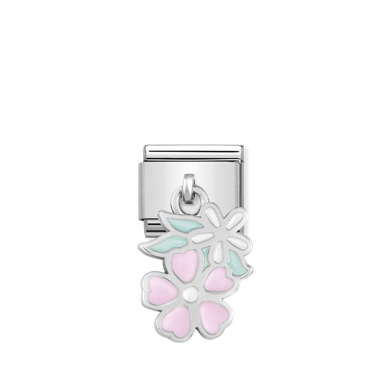 Composable Silver Charms Kolorowe kwiaty 331805/10