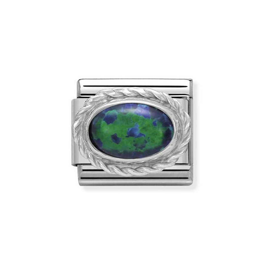 Composable Silver Zielony Opal 330503/26