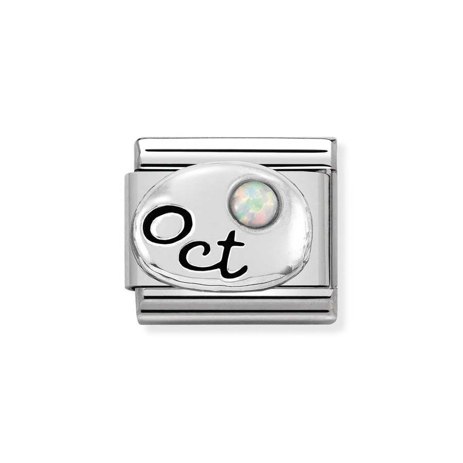 Composable Silver Kamień urodzinowy październik Opal 330505/10