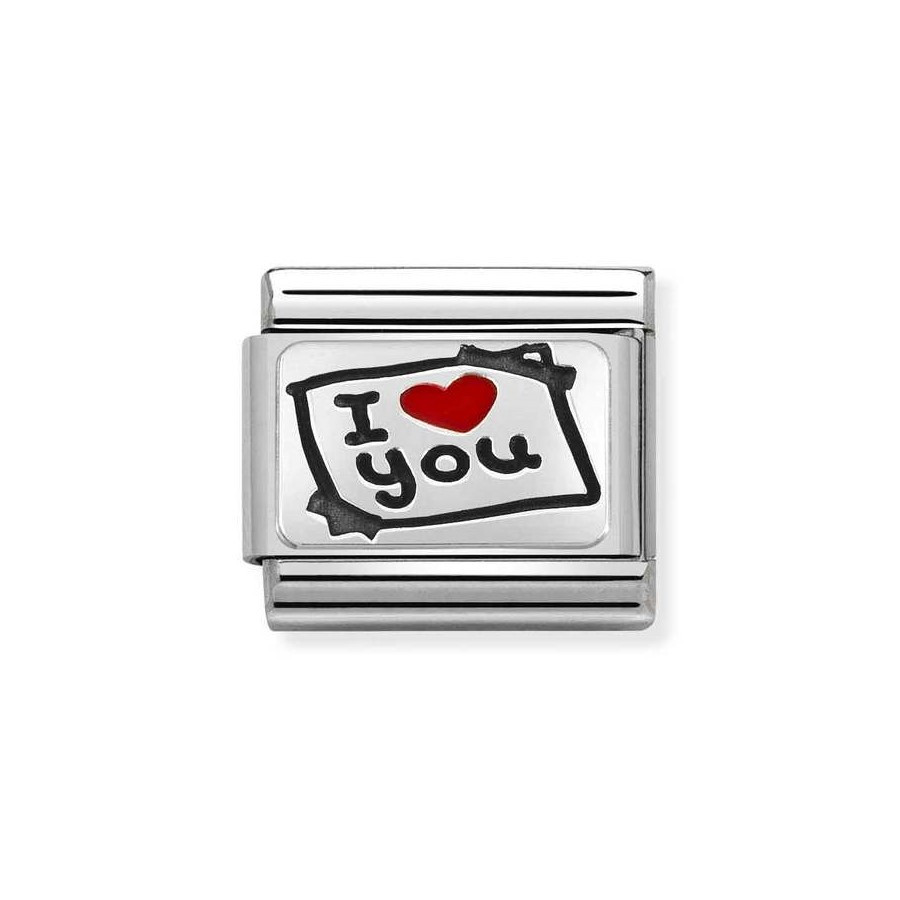 Composable Silver Karteczka I Love You 330208/50