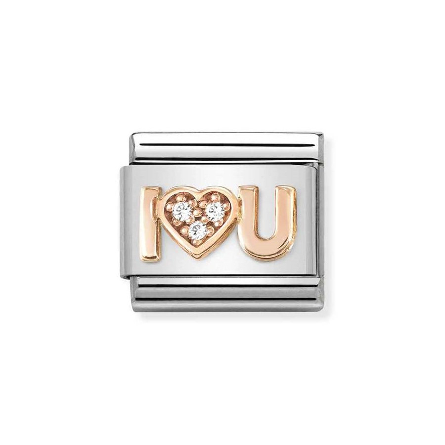 Composable Rose Gold I Love You 430305/36