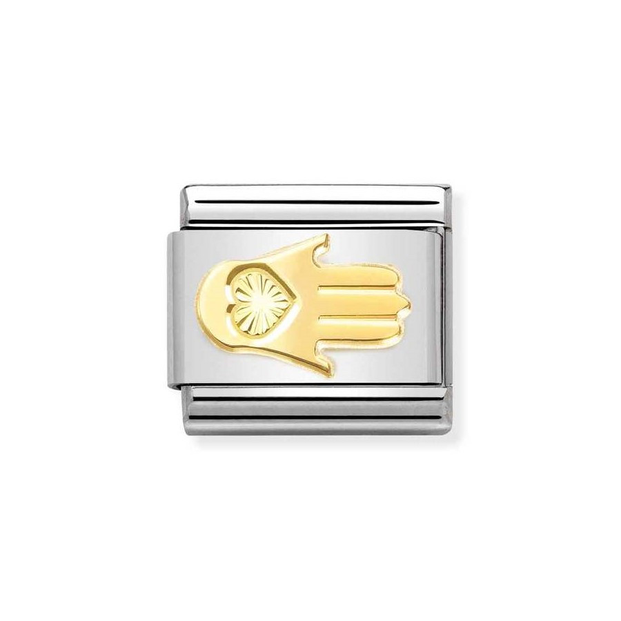 Nomination Composable Gold 18K Ręka Fatimy diamentowana 030149/47