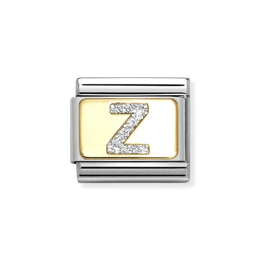 Nomination Composable Gold 18K brokatowa  litera "Z" 030291/26