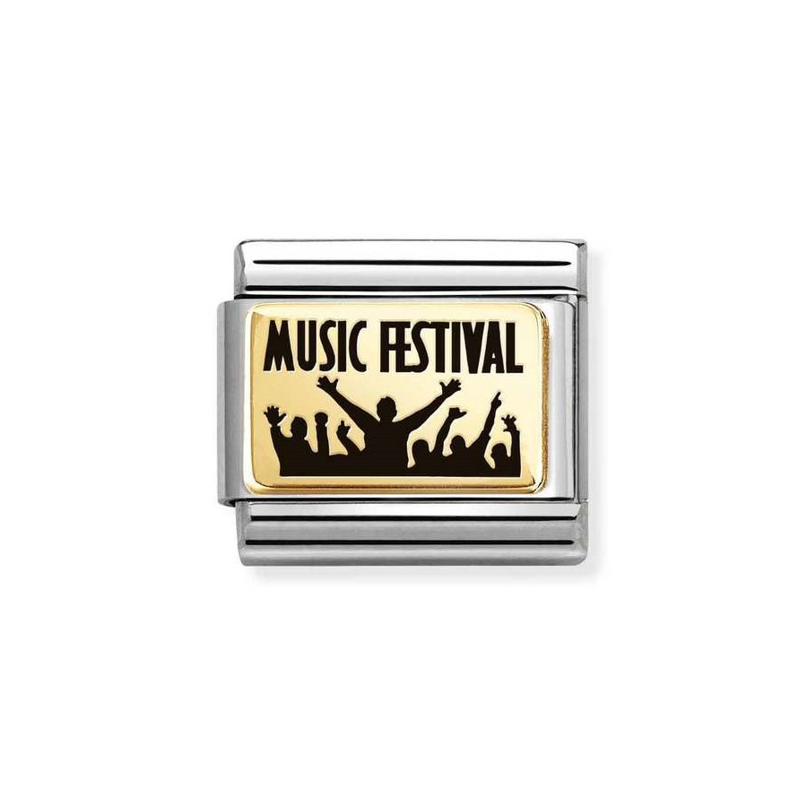 Nomination Composable Gold 18K Festiwal muzyczny 030166/40