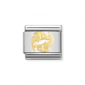 Composable Gold znak zodiaku Ryby 030104/12