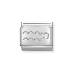 Composable Silver Znak Zodiaku Wodnik 330302/11