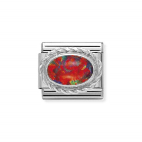 Composable Silver czerwony opal 330503/08