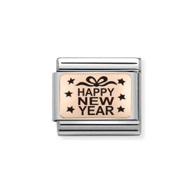 Composable Rose Gold Happy New Year 430111/15
