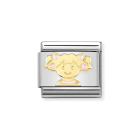 Composable Gold Dziewczynka z różowymi wstążkami 030272/66