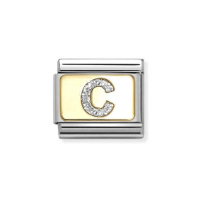 Nomination Composable Gold 18K brokatowa litera "C" 030291/03