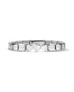 Bransoletka Nomination Italy Trendsetter Heart w kolorze srebrnym 021158/081