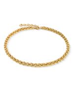 Naszyjnik Coeur de Lion Mesh w kolorze złotym 0803/10-1600