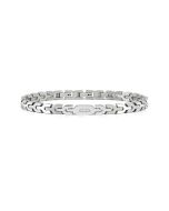 Bransoletka Nomination Italy Virtus Code z białymi diamentami 0.008 ct w kolorze srebrnym 133104/001