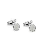 Spinki do koszuli Nomination Italy Virtus Code z białymi diamentami 0.005 ct w kolorze srebrnym 133109/001