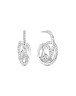 Kolczyki srebrne Sif Jakobs Spirale Piccolo SJ-E2590-CZ