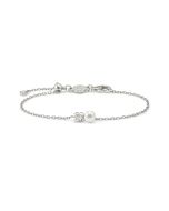 Bransoletka Nomination Italy Pearls Loop z perłą typu shell srebrna koniczynka 242901/001