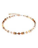 Naszyjnik Coeur de Lion GeoCUBE® Mocha Mousse 2838/10-1100