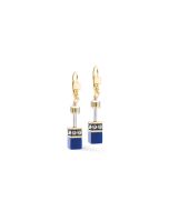 Kolczyki Coeur de Lion GeoCUBE® Iconic Drop Azure Glow 2838/20-1007