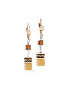 Kolczyki Coeur de Lion GeoCUBE® Mocha Mousse 2838/20-1100