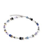 Naszyjnik Coeur de Lion GeoCUBE® Precious Motion w kolorze srebrnym 3017/30-0708