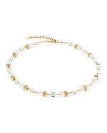 Naszyjnik Coeur de Lion GeoCUBE® Iconic Nature złoto-biały 3018/10-1416
