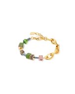 Bransoletka Coeur de Lion GeoCUBE® Chunky Chain w złotym kolorze 4524/30-0516