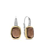 Kolczyki srebrne pozłacane TI SENTO 78041SQ