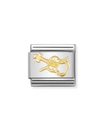 Nomination Composable Gold 18K Skrzypce 030117/06