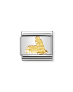 Nomination Composable Gold 18K Krzywa wieża w Pizie 030123/09