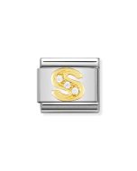 Nomination Composable Gold 18K litera S 030301/19