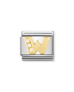 Nomination Composable Gold 18K litera W 030301/23