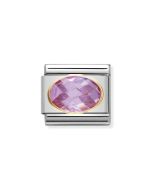 Composable Gold Różowa cyrkonia 030601/003