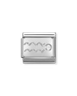 Composable Silver Znak Zodiaku Wodnik 330302/11