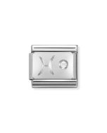 Composable Silver Znak Zodiaku Ryby 330302/12