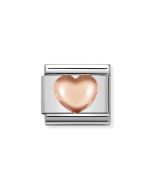 Composable Rose Gold wypukłe serce 430104/22