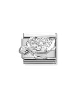 Composable Silver Żółw z cyrkonią 330304/46