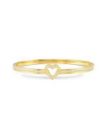 Bransoletka Nomination Italy Pretty bangles serce pozłacana z cyrkoniami 029502/006 19 cm