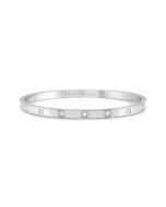 Bransoletka Nomination Italy Pretty bangles srebrna z cyrkoniami 029508/001 19 cm