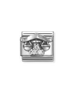 Nomination Composable Silver Znak zodiaku Waga z białymi cyrkoniami 330326/07