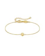 Bransoletka Nomination Italy Armonica srebrna pozłacana koniczyna 241302/003