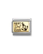 Nomination Composable Gold 18K najlepszy tata na świecie 030166/65