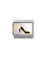 Nomination Composable Gold 18K szpilka z kwiatem 030272/95