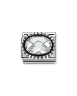 Nomination Composable Silver biała cyrkonia 330607/010