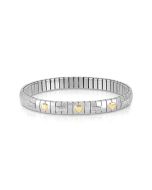 Bransoletka Nomination Italy Extension Gold 18K i Silver serca 047011/005