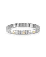 Bransoletka Nomination Italy Extension Gold 18K i Silver gwiazdki 047011/007